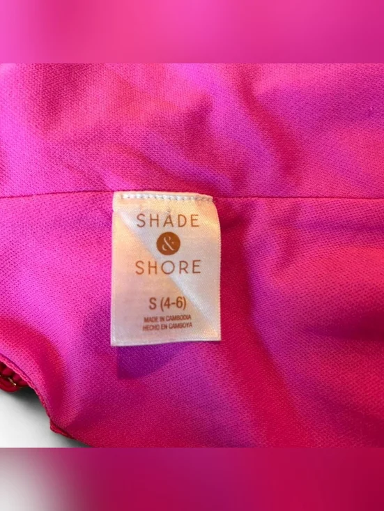 Shade & Shore Hot Pink One Piece Swimsuit - Picture 3 of 3